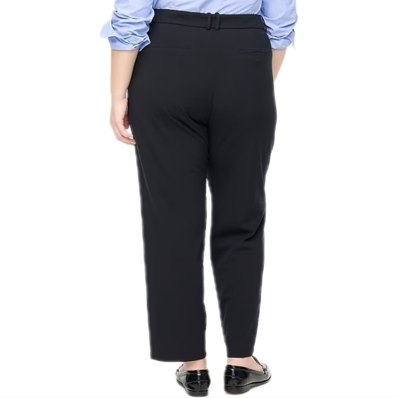J Crew Factory Pleated trouser in Black size 14 NWT BT009 - Picture 2 of 10